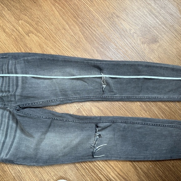 Free People Blue Skinny Jeans with Distressed Details - Picture 7 of 10